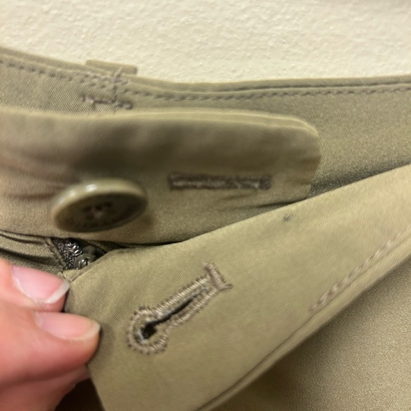 Green Label Ralph Lauren Army Green Classic Flowy Pocket Shorts Sz 12 Large - Picture 7 of 10